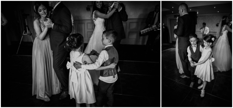 bride and grooms first dance