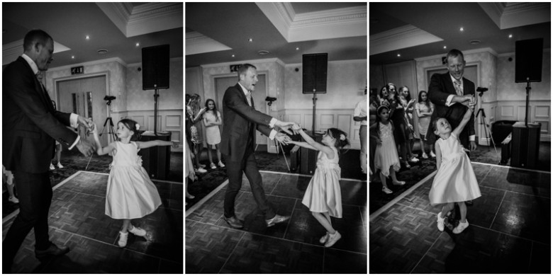 bride and grooms first dance