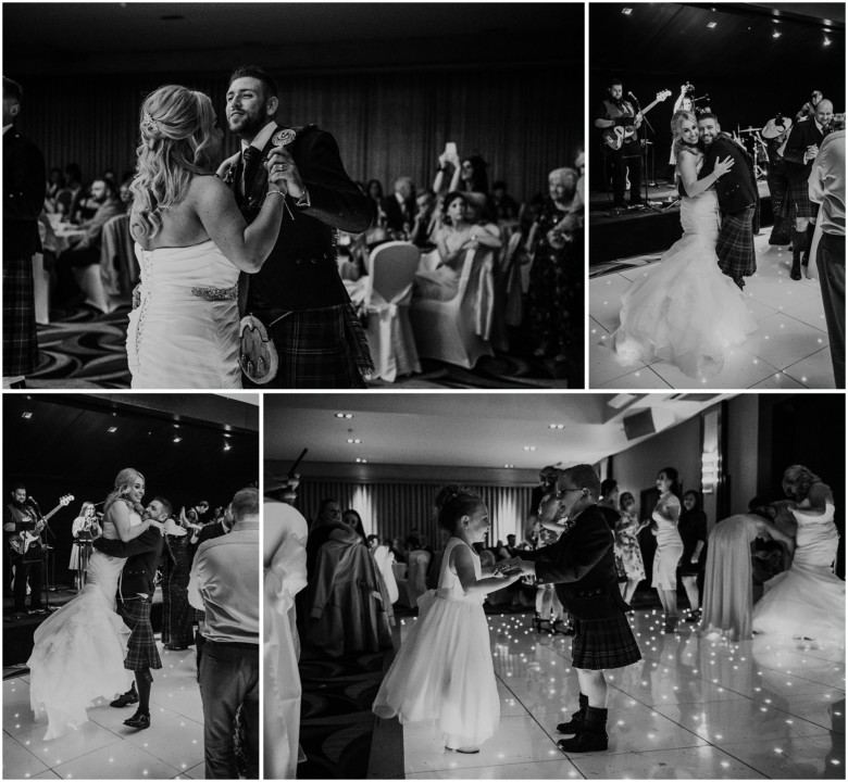 bride and groom's first dance